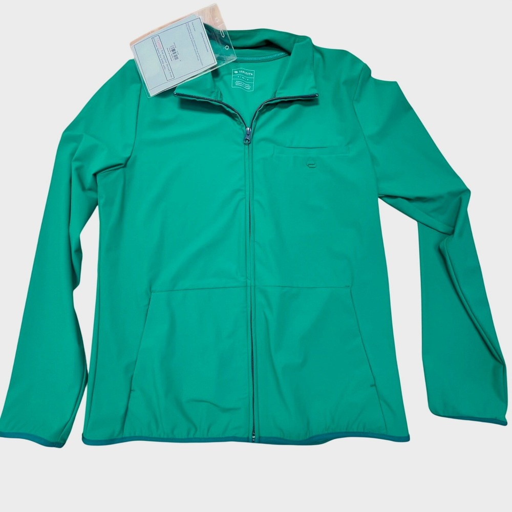 Infinity Pursuit 3 Pocket Green Jacket Womens Small NWT Lightweight Utility